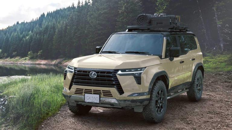 lexus gx in an offroad environment