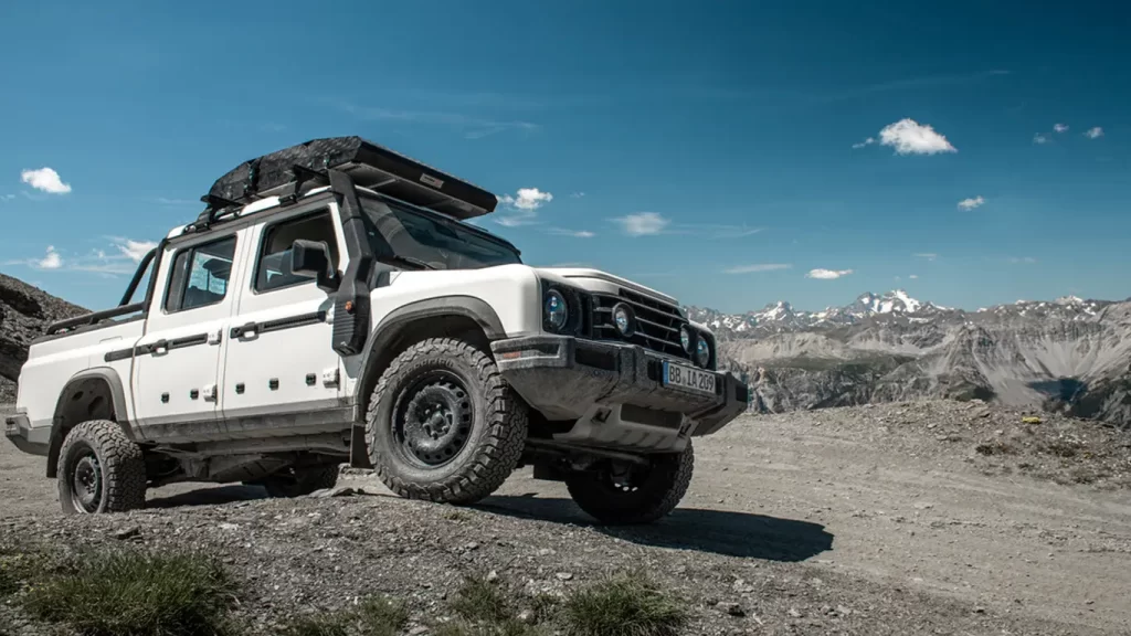 ineos grenadier quartermaster in the Alps