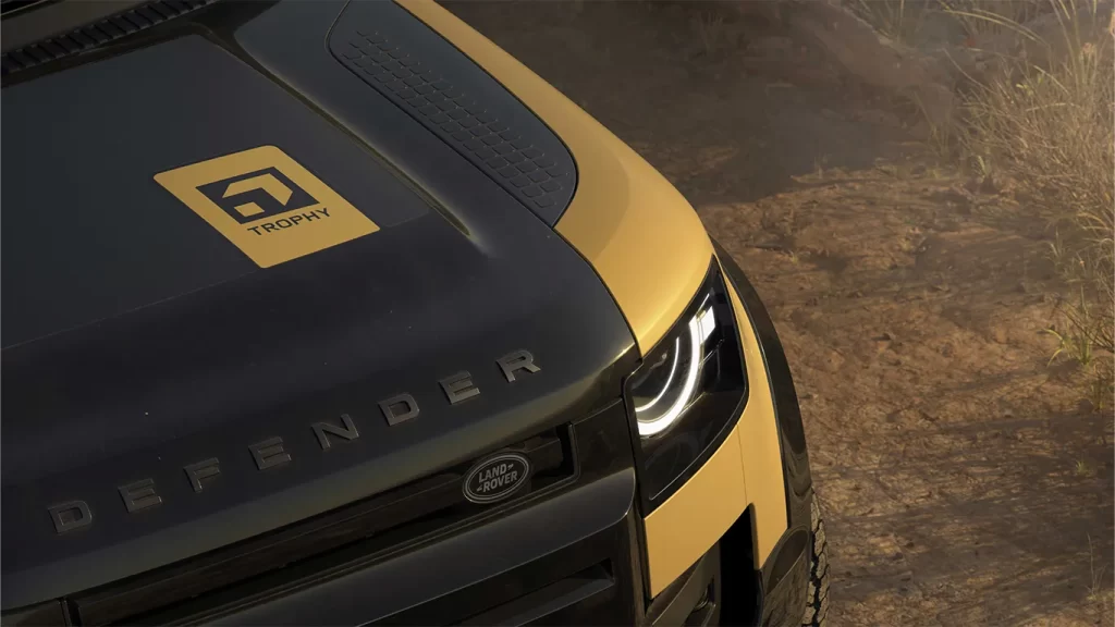 land rover defender trophy bonnet