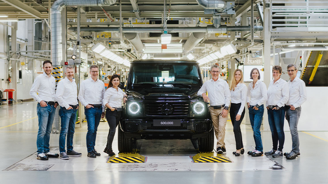 G-WAGEN #60000 ROLLS OFF THE LINE