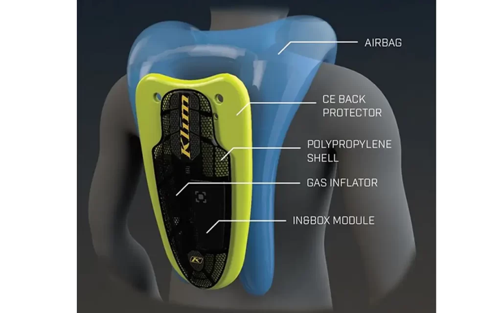 KLIM Ai-1 airbag vest features
