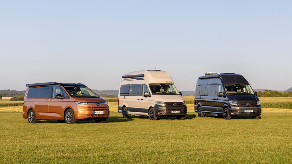 the new VW Grand California and Energy lineup