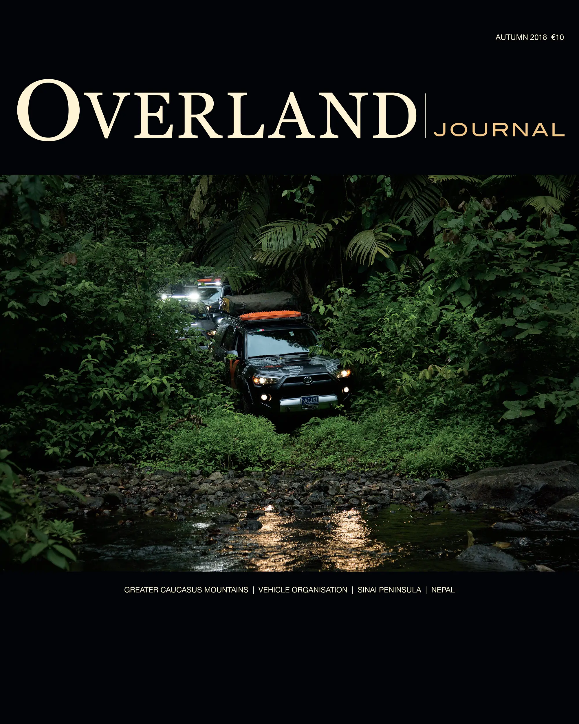 Autumn 2018: Greater Caucasus Mountains, Sinai Peninsula, Nepal and Vehicle Organisation