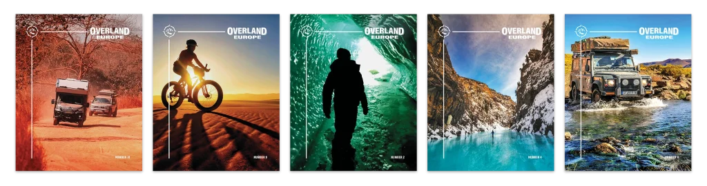 5 magazine covers spread