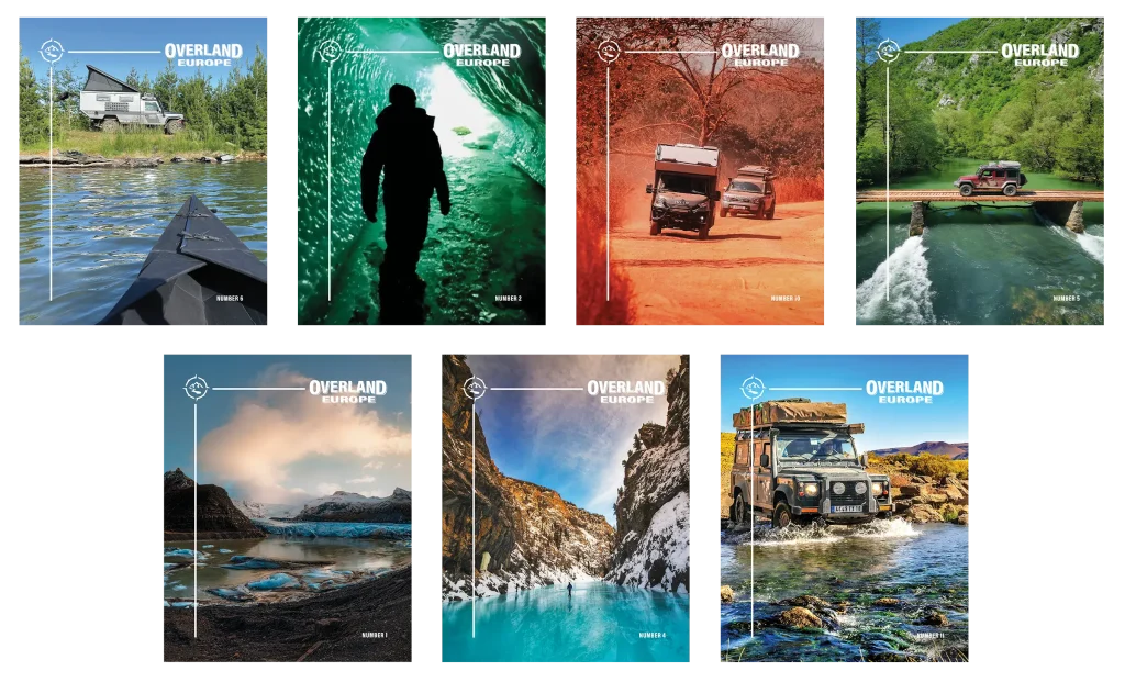 overland europe magazine covers