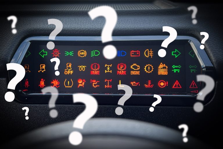 grenadier dashboard with question marks